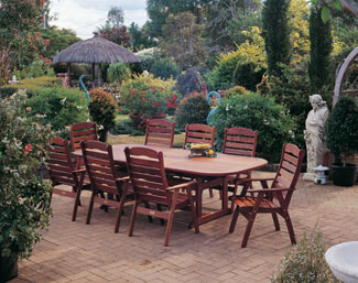 Outdoor Patio, Deck and Garden Furniture - Palm Cove Extension Table