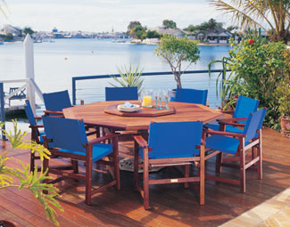 Outdoor Patio, Deck and Garden Furniture - Regent Octagonal Table