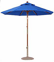 Outdoor Patio, Deck and Garden Furniture - Wood Market Umbrella